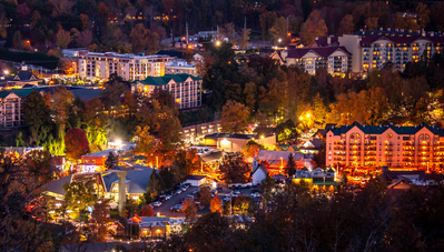 Night,View,Of,The,City,Of,Gatlinburg,Tn