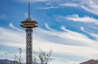 Gatlinburg Space Needle in downtown gatlinburg