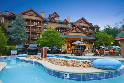 lazy river at Bearskin Lodge