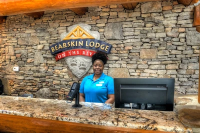 Bearskin Lobby front desk