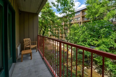 Bearskin Lodge balcony