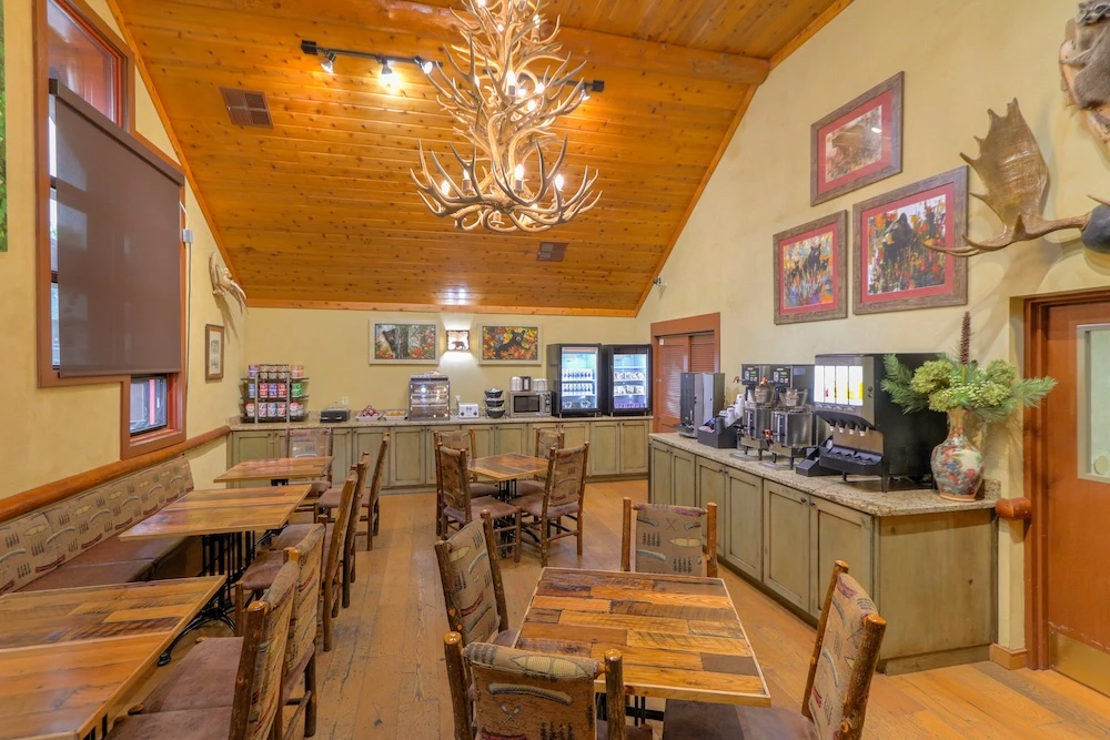interior of Bearskin Lodge