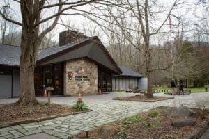 Sugarlands Visitor Center in the Great Smoky Mountains National Park